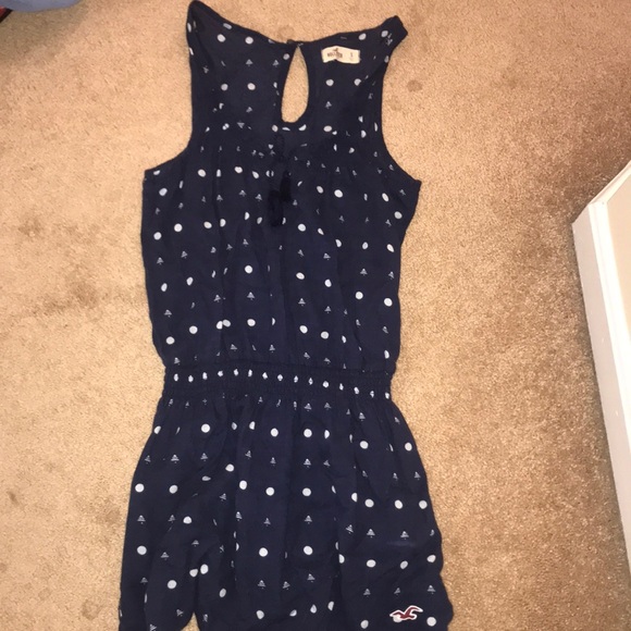 navy dotted dress! - Picture 1 of 1